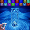 Diamond table lamp | 16 Color Changing Rose Crystal Diamond Table Lamp | Table lamp